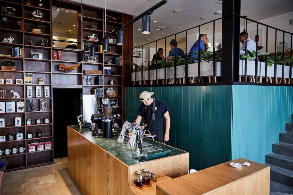 Café Unido en la planta baja del American Trade Hotel, Casco Viejo